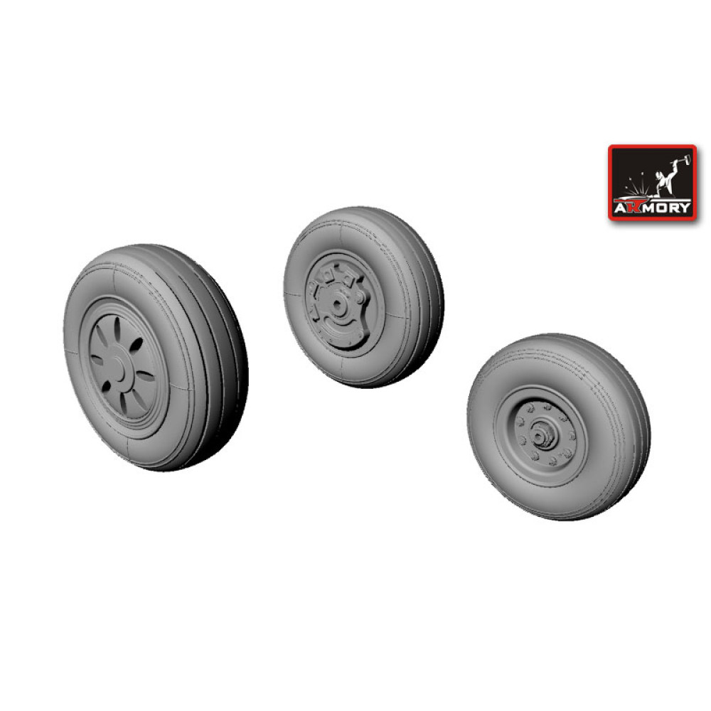 Canadian F-35 Lightning-II wheels 1/48 Armory Models  AR AW48305