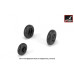 F-117A wheels w/ weighted tires 1/48 Armory Models  AR AW48322