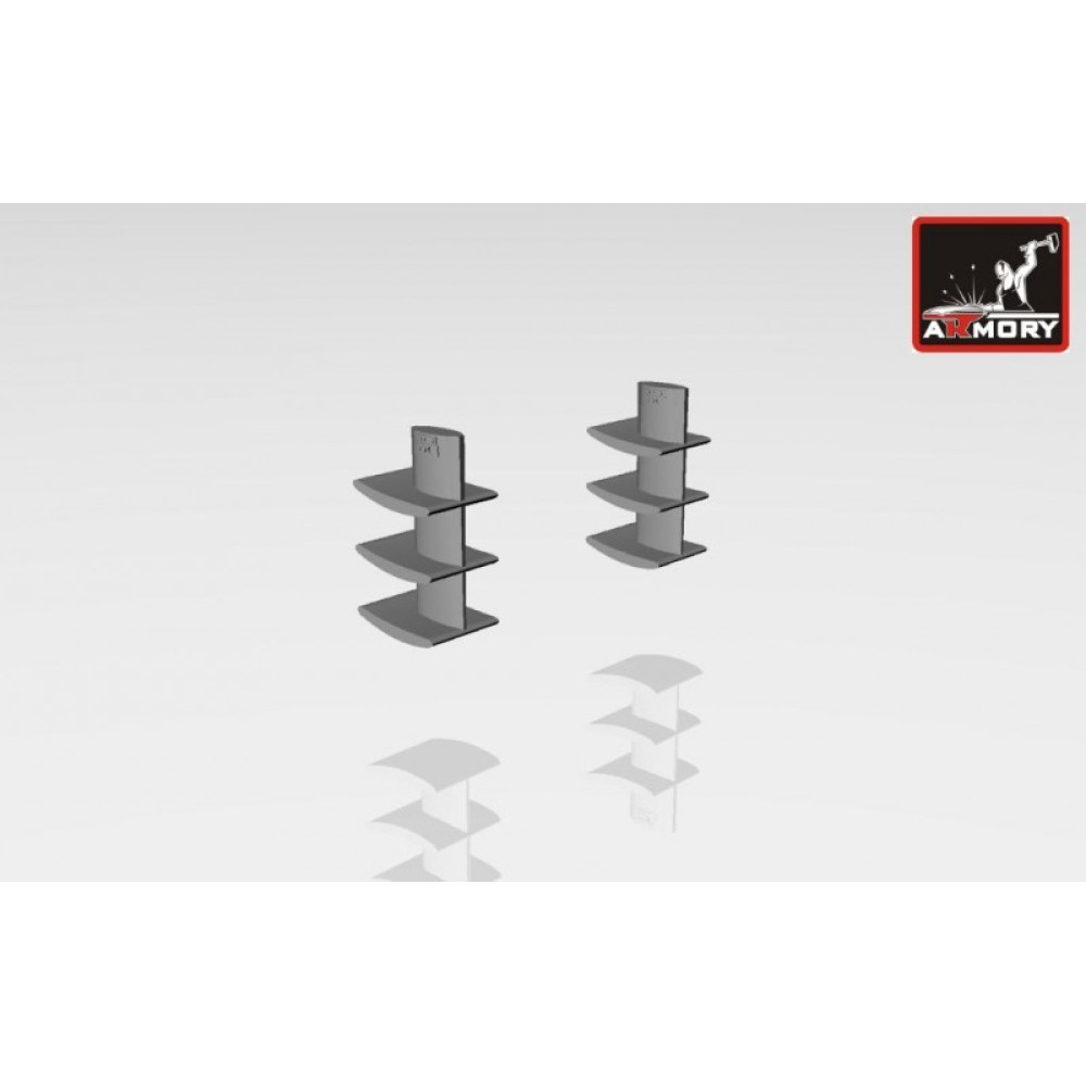 МіГ-25 Foxbat повітрозабірники 1/48 Armory Models AR MA4807
