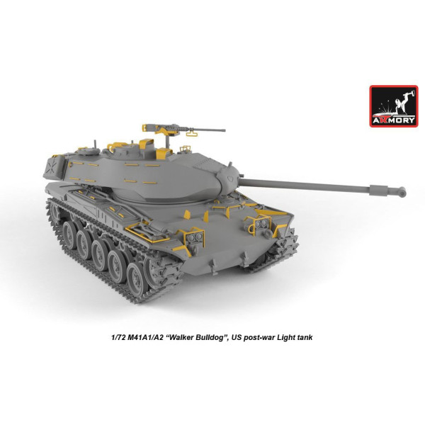 M41A1 / A2 Walker Bulldog США післявоєнний легкий танк 1/72 Armory models AR72412