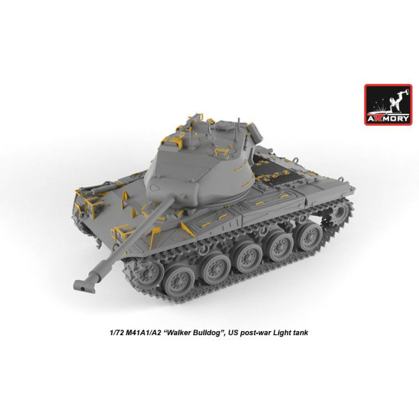 M41A1 / A2 Walker Bulldog США післявоєнний легкий танк 1/72 Armory models AR72412