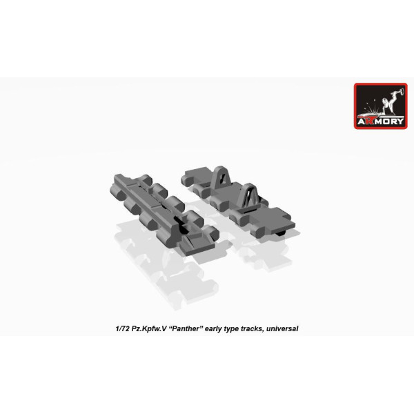 Траки для Pz.Kpfw.V "Panther" раннього типу 1/72 Armory Models AR AC7259a