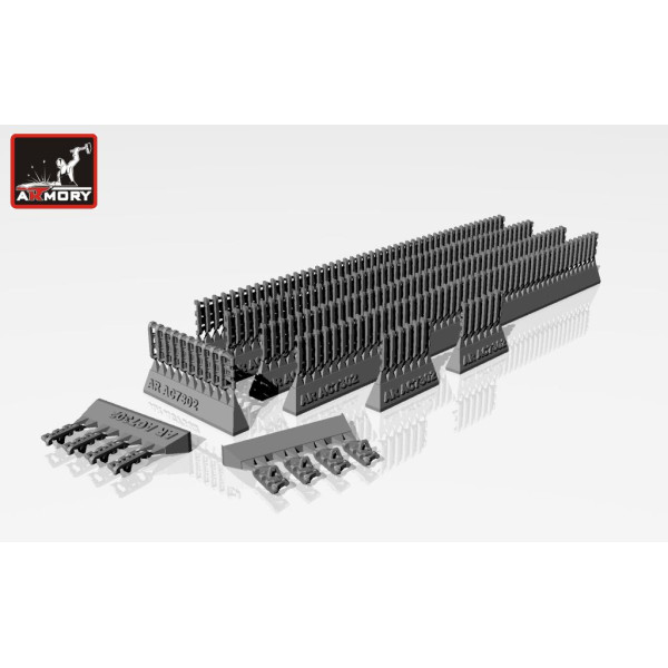 Траки для танка Pz.IV 38cm Kgs 6111/380/120 з довгими гребенями, 1937-41 1/72 Armory Models AR AC7302b