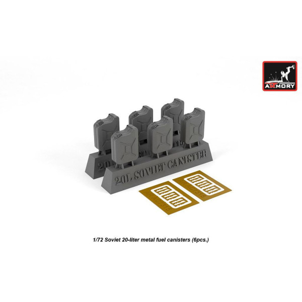 Радянські каністри 20л (6 шт.) 1/72 Armory Models AR AC7315