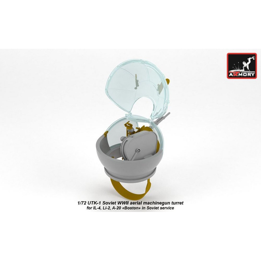 UTK-1 Soviet WWII machinegun turret 1/72 Armory Models AR ACA7272