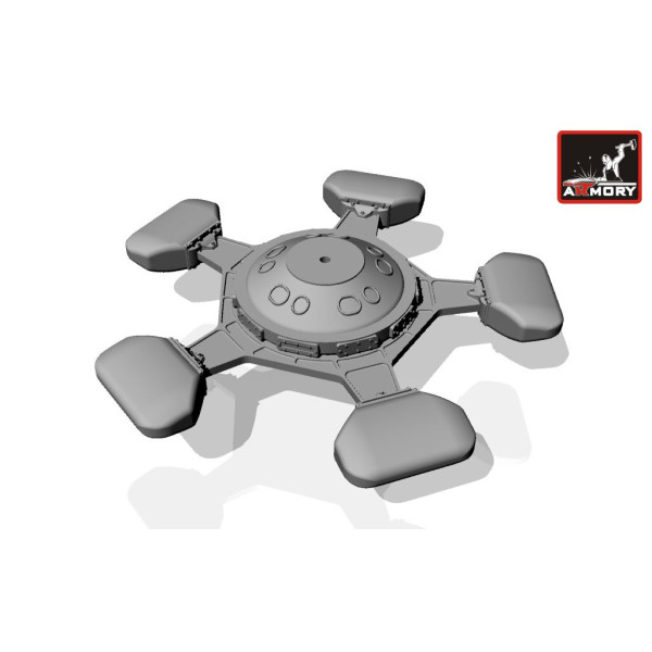  Mi-17 rotor vibration damper 1/72 Armory Models AR ACA7277