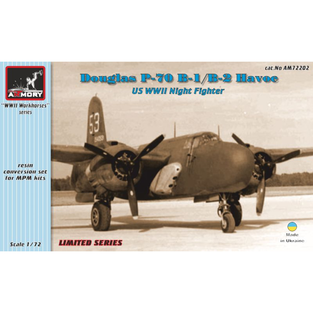 Douglas P-70B-1,B-2 Havoc conversion set 1/72 Armory Models AR AM72202
