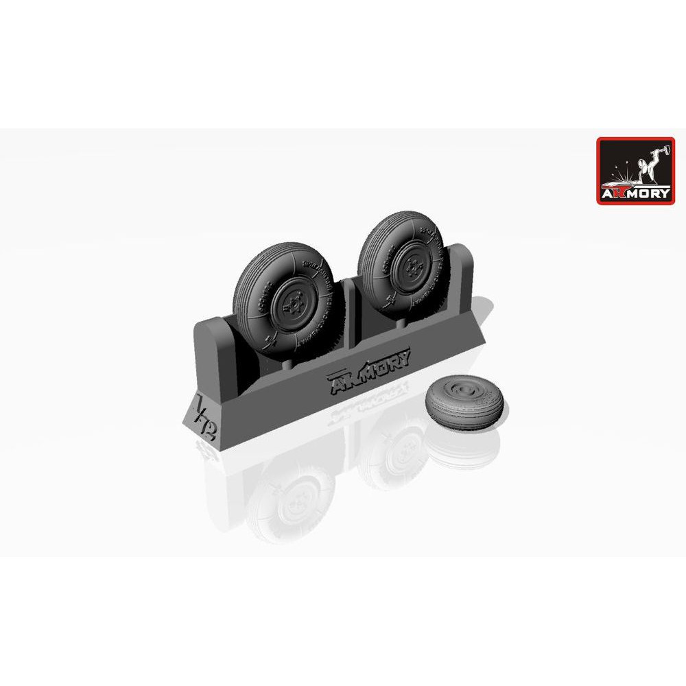 Yakovlev Yak-17 wheels 1/72 Armory Models AR AW72006