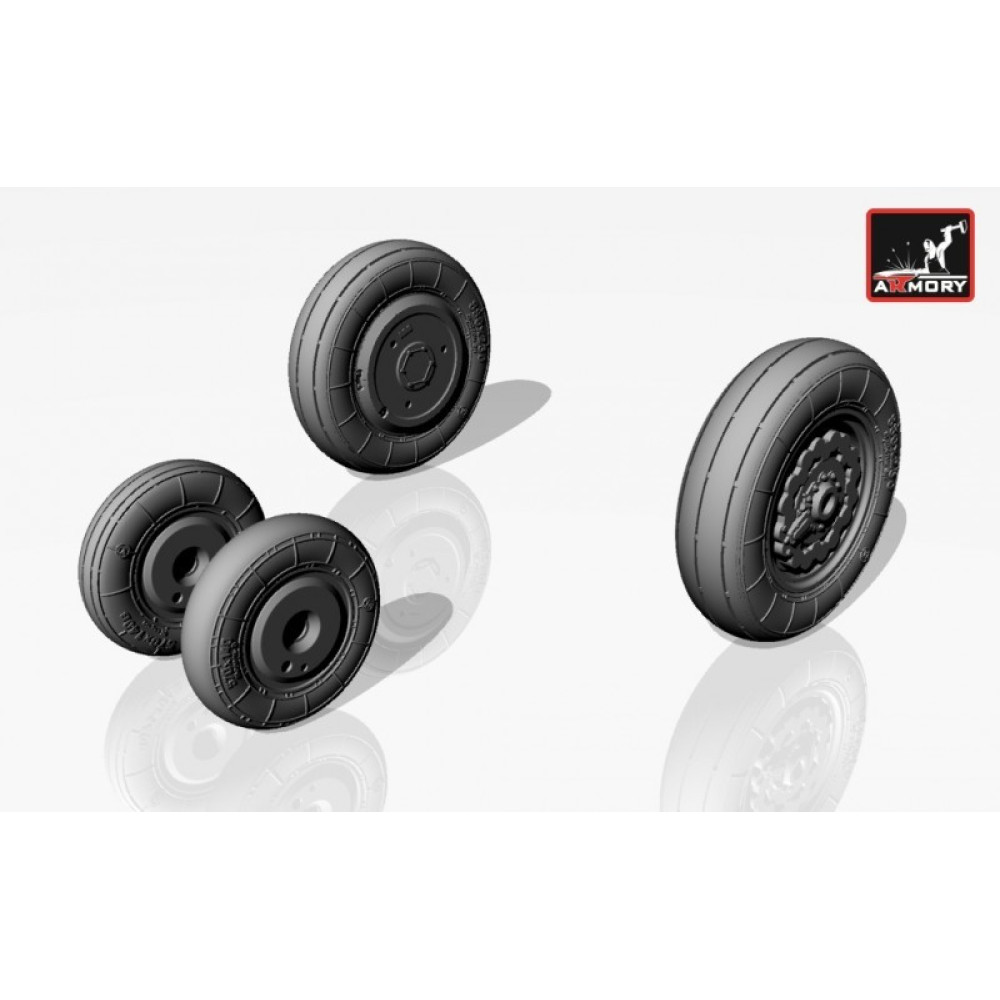 Sukhoj Su-7B (late)/BM/BMK wheels   1/72 Armory Models AR AW72008