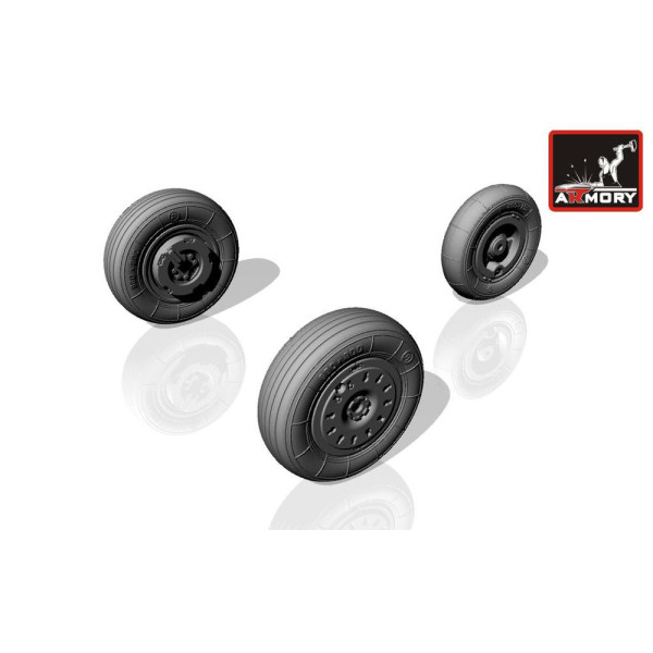 Yakovlev Yak-38 Forger wheels 1/72 Armory Models AR AW72022