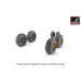 BAC TSR.2 wheels w/ weighted tires, type "b"  1/72 Armory Models AR AW72415