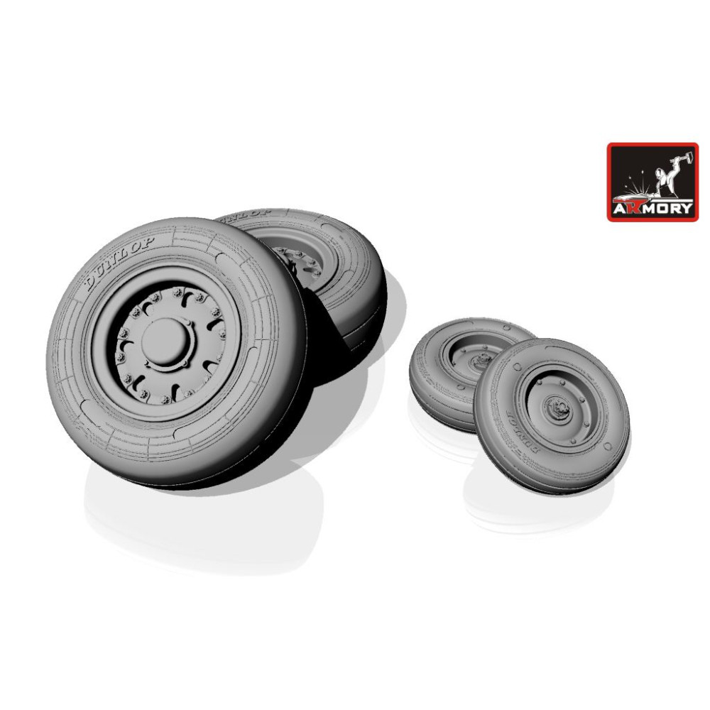  Panavia "Tornado" wheels, ver."a"  1/72 Armory Models AR AW72501a