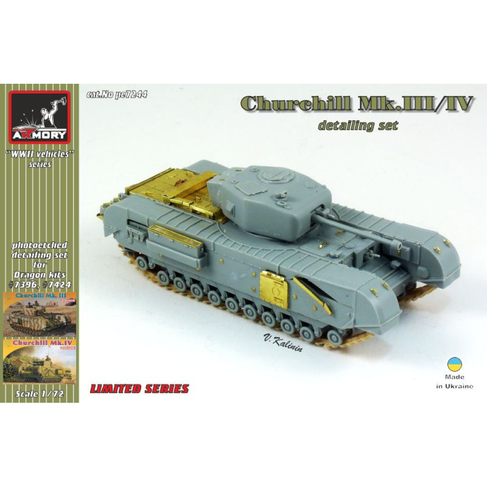 Churchill Mk.III/IV detailing set 1/72 Armory Models AR pe7244