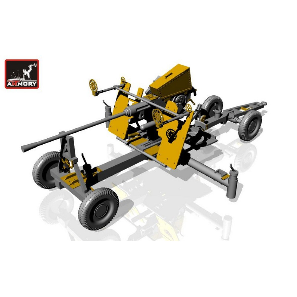  40mm Bofors AA automatic gun superdetailing set 1/72 Armory Models AR pe7260