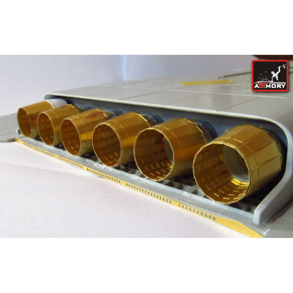 North-American XB-70 Valkyrie exhaust nozzles  1/72 Armory Models AR peA7210