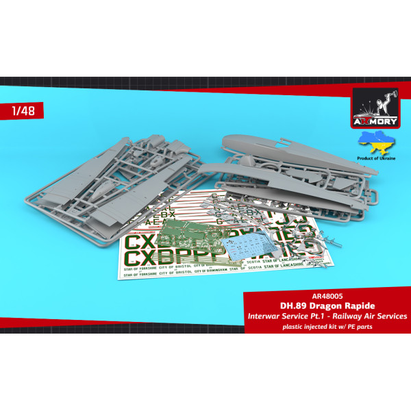 DH.89 Dragon Rapide – Short-Haul Airliner 1/48 Armory models AR48005