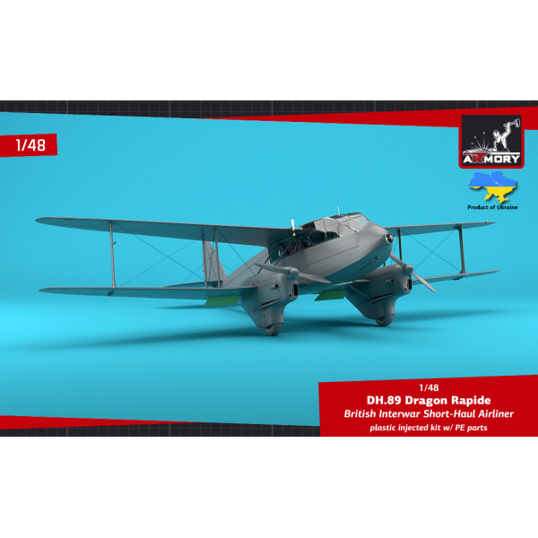 DH.89 Dragon Rapide – Short-Haul Airliner 1/48 Armory models AR48005