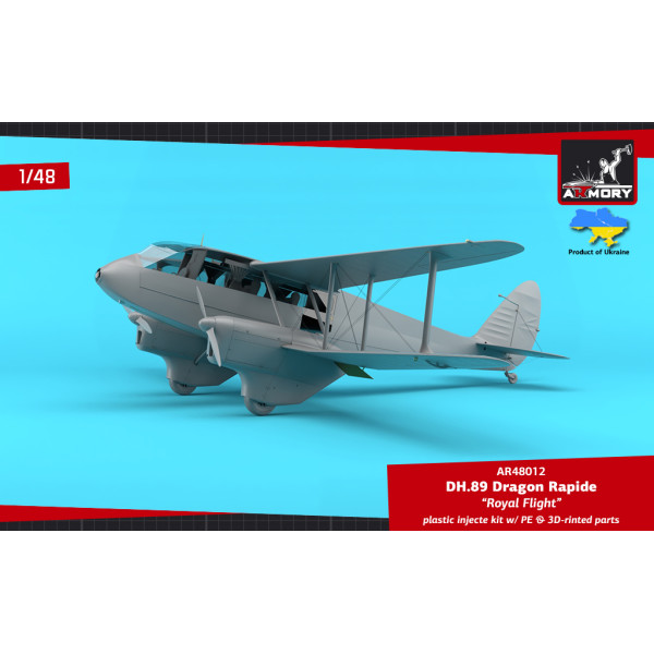 DH.89 Dragon Rapide - Royal Flight 1/48 Armory models AR48012