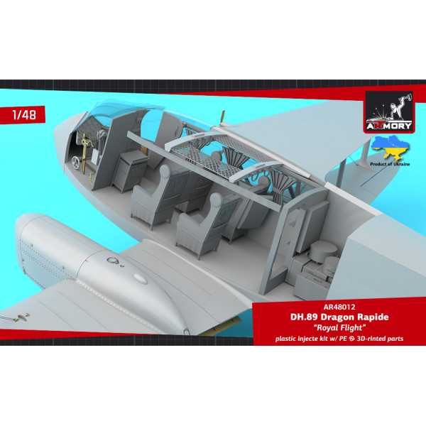 DH.89 Dragon Rapide - Royal Flight 1/48 Armory models AR48012