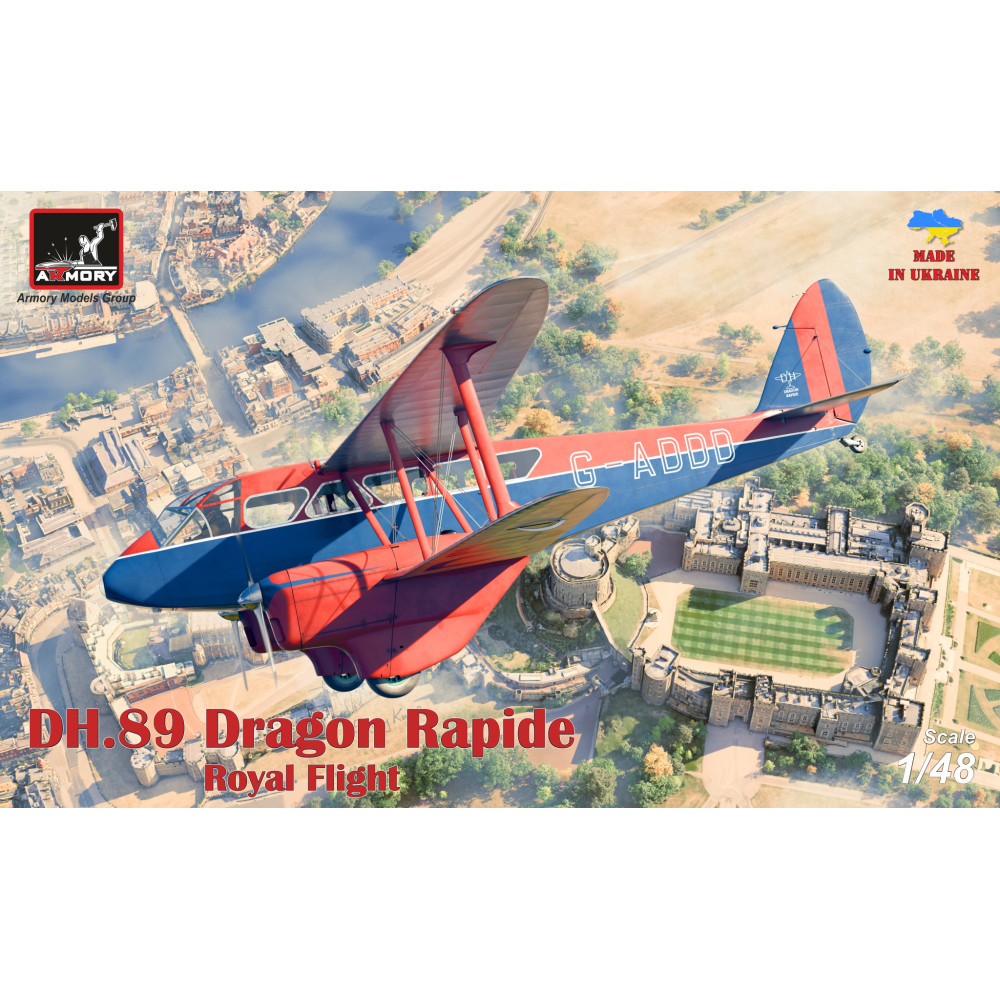 DH.89 Dragon Rapide - Royal Flight 1/48 Armory models AR48012