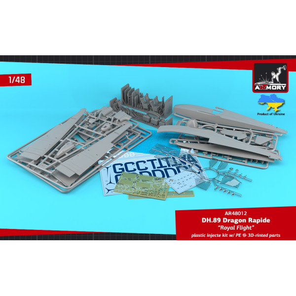 DH.89 Dragon Rapide - Royal Flight 1/48 Armory models AR48012