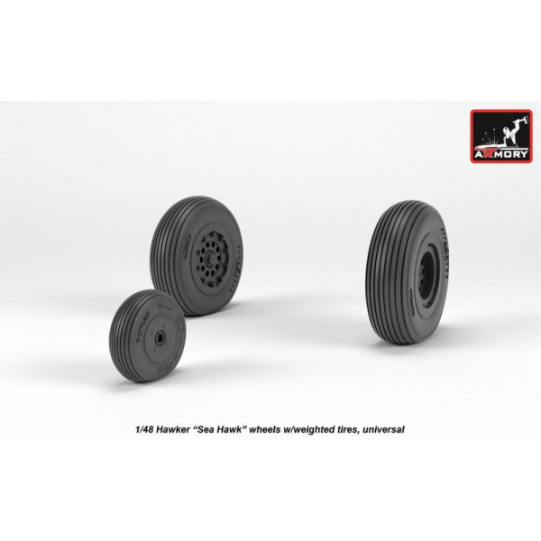B-2 Spirit wheels w/ weighted tires 1/144 Armory Models AR AW14303