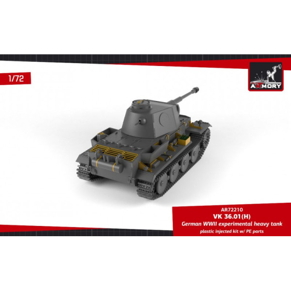 VK 36.01(H) German WWII Experimental Heavy Tank 1/72 Armory models AR72210