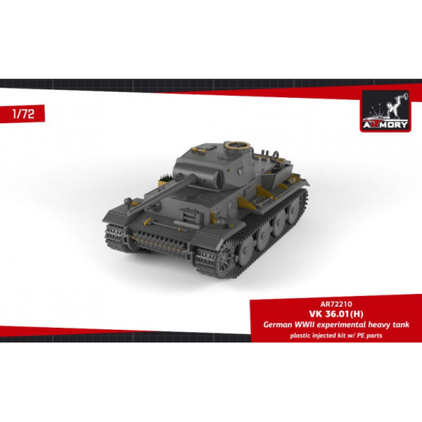 VK 36.01(H) German WWII Experimental Heavy Tank 1/72 Armory models AR72210