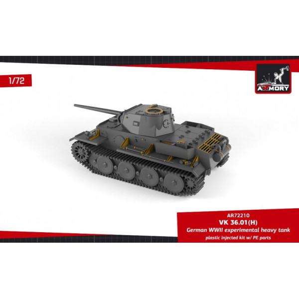 VK 36.01(H) German WWII Experimental Heavy Tank 1/72 Armory models AR72210