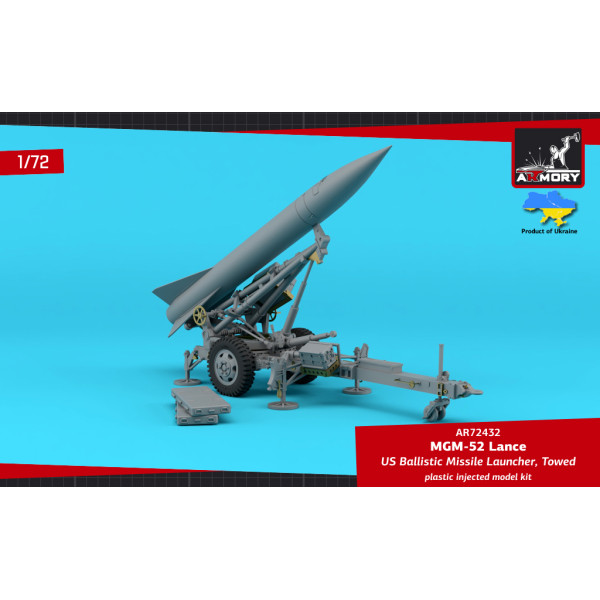 MGM-52 Lance, американська тактична балістична ракета «земля-поверхня»  1/72 Armory models AR72432