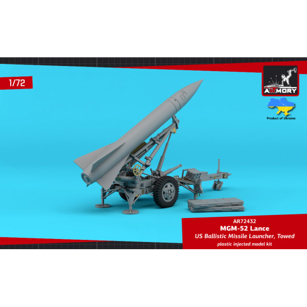 MGM-52 Lance, американська тактична балістична ракета «земля-поверхня»  1/72 Armory models AR72432