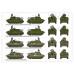 ZSU-23-4V1 Shilka mod.1970 Soviet Modern AA SPG 1/72 Armory models AR72443