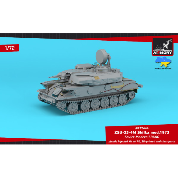 ZSU-23-4M/M3/M2 Shilka Soviet Modern AA SPG 1/72 Armory models AR72444
