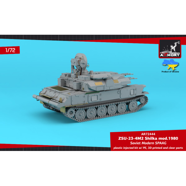 ZSU-23-4M/M3/M2 Shilka Soviet Modern AA SPG 1/72 Armory models AR72444