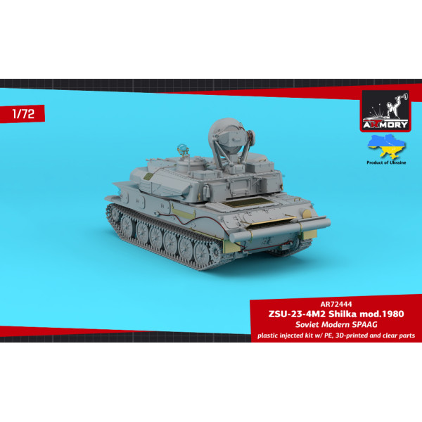 ZSU-23-4M/M3/M2 Shilka Soviet Modern AA SPG 1/72 Armory models AR72444