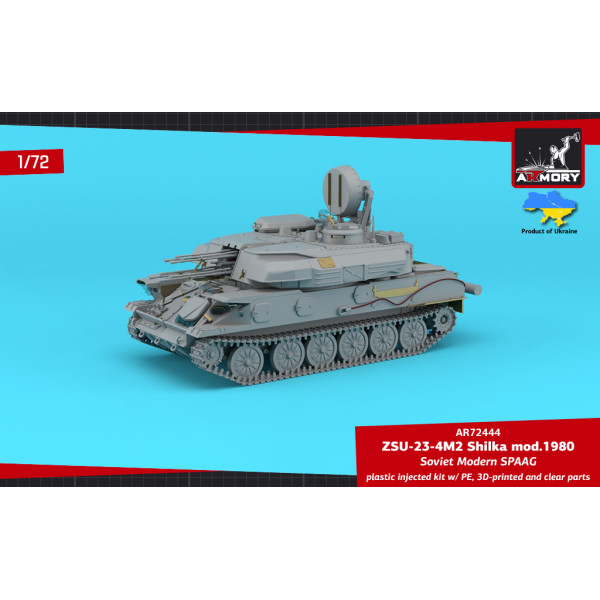 ZSU-23-4M/M3/M2 Shilka Soviet Modern AA SPG 1/72 Armory models AR72444
