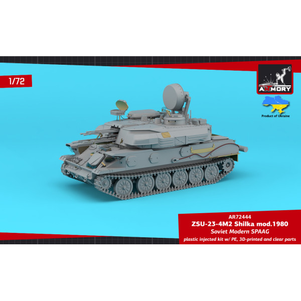 ZSU-23-4M/M3/M2 Shilka Soviet Modern AA SPG 1/72 Armory models AR72444