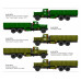 КрАЗ-257Б Радянський повоєнний вантажний автомобіль 6x4 1/72 Armory models 72451