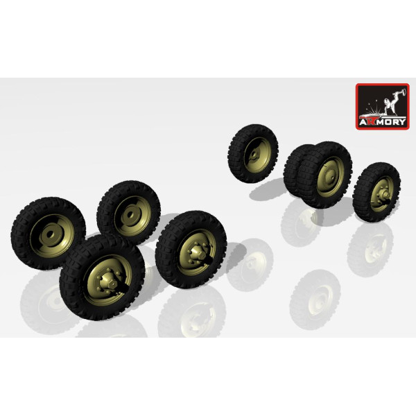 Колеса для автомобіля Mercedes G4 1/35 Armory Models AR AC3504