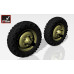 Колеса для автомобіля Mercedes G4 1/35 Armory Models AR AC3504