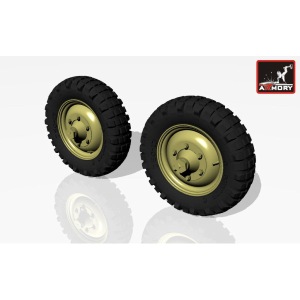 Колеса для автомобіля Mercedes G4 1/35 Armory Models AR AC3504