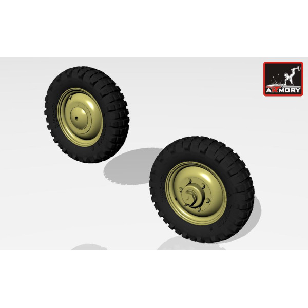 Колеса для автомобіля Mercedes G4 1/35 Armory Models AR AC3504