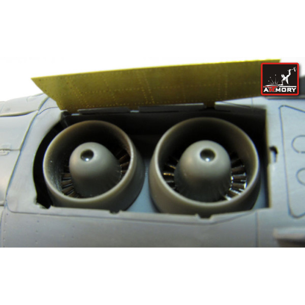 Yakovlev Yak-38 take-off engines nozzles 1/48 Armory Models AR ACA4809