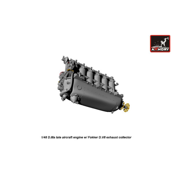 BMW D.IIIa aircraft engine 1/48 Armory Models AR ACA4817