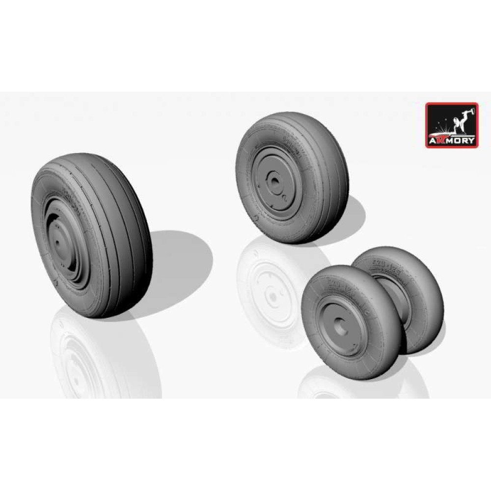  Mikoyan МiG-23S,M,MS,MF,U,UB wheels 1/32 Armory Models  AR AW32001