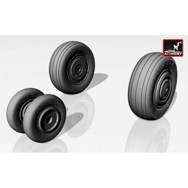  Mikoyan МiG-23S,M,MS,MF,U,UB wheels 1/32 Armory Models  AR AW32001