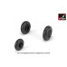 F-117A wheels w/ weighted tires 1/32 Armory Models AR AW32305