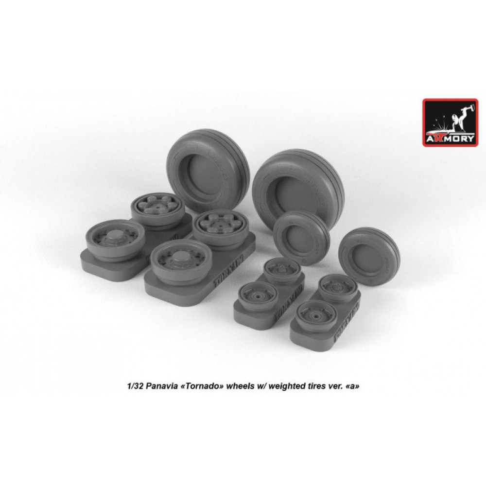 Колеса для Panavia "Tornado" з шинами тип 1 1/32 Armory Models AR AW32501a