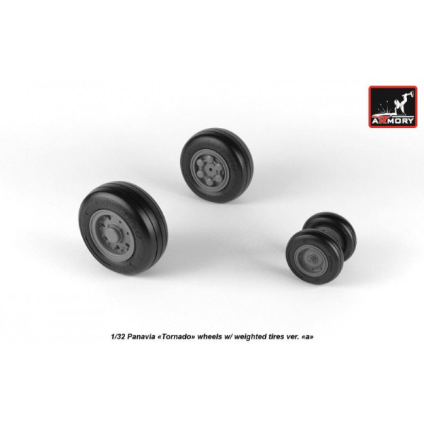 Колеса для Panavia "Tornado" з шинами тип 1 1/32 Armory Models AR AW32501a