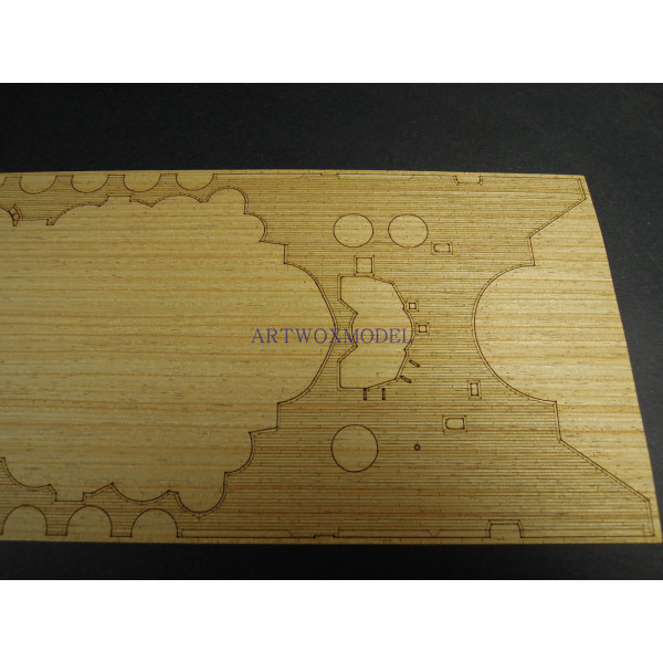 Wooden deck - Yamato 2013 release (Tamiya 78030) 1/350 ArtWox AW10096 
